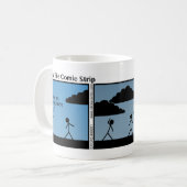 Funny Getting Cloudy Stickman Mok - 091 (Voorkant links)