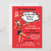 Funny Getting Lit Cookies and Cocktails Party Kaart (Voorkant)