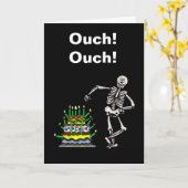 Funny Getting Old Birthday Card Kaart (Gele Bloem)