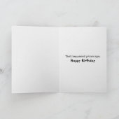 Funny Getting Old Birthday Chimpansee Kaart (Binnen)