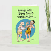 Funny Getting Ouder Birthday Kaart (Voorkant)