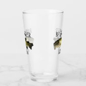 Funny Gevist Bass and Beer Drink Glass Glas (Links)