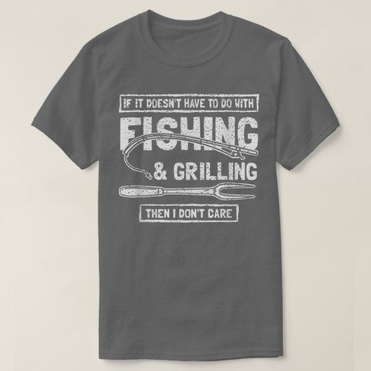 Funny Gevist en Grilling 1173 T-shirt (Design voorkant)