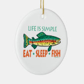 Funny Gevist Keramisch Ornament (Rechts)