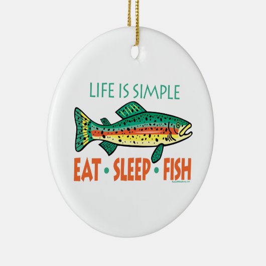 Funny Gevist Keramisch Ornament (Rechts)