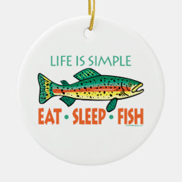 Funny Gevist Keramisch Ornament