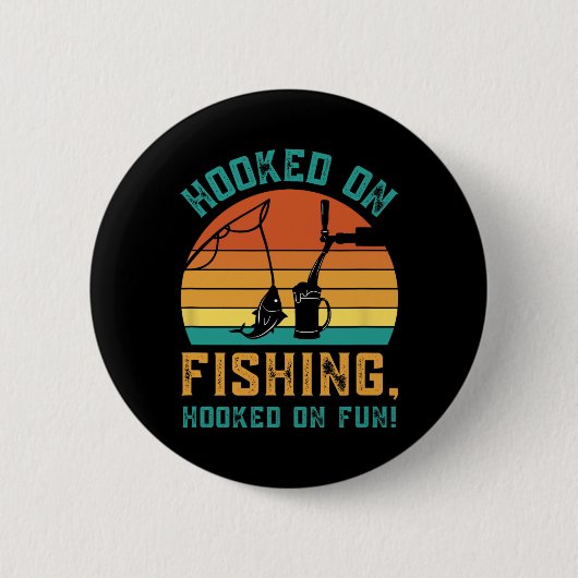 Funny Gevist op Gevist Ronde Button 5,7 Cm (Voorkant)