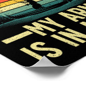 Funny Gevist voor mannen vissers Poster (Hoek)