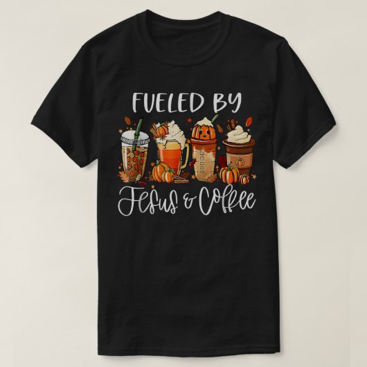 Funny gevoed door Coffee Jesus Caffeine Lover Beda T-shirt (Design voorkant)