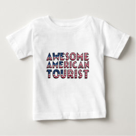 Funny Geweldige American Tourist Flag Typography