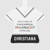 Funny Geweldige apotheker Gifts Ornament (achterkant)