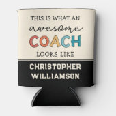 Funny Geweldige Coach | Persoonlijke Beste coach Blikjeskoeler (Voorkant)