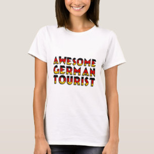 Funny Geweldige Duitse toeristentypografie T-shirt