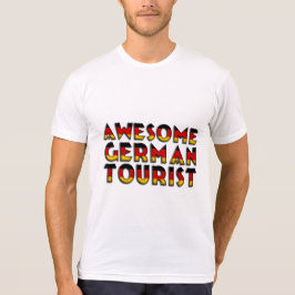 Funny Geweldige Duitse toeristentypografie T-shirt