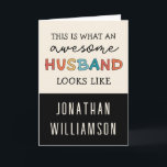 Funny Geweldige Husband Gifts | Beste man ooit Kaart<br><div class="desc">Funny Geweldige Husband Gifts | Beste man met ooit cadeautjes!</div>