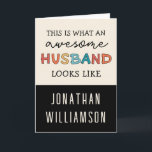 Funny Geweldige Husband Gifts | Beste man ooit Kaart<br><div class="desc">Funny Geweldige Husband Gifts | Beste man met ooit cadeautjes!</div>
