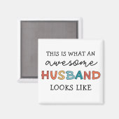 Funny Geweldige Husband Gifts | Beste man ooit Magneet (Voorkant / Achterkant)