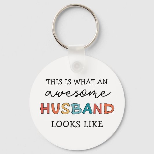 Funny Geweldige Husband Gifts | Beste man ooit Sleutelhanger (Voorkant)
