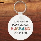 Funny Geweldige Husband Gifts | Beste man ooit Sleutelhanger (Voorkant)