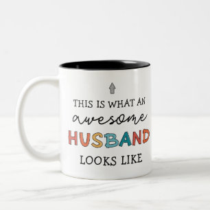 Funny Geweldige Husband Gifts   Beste man ooit Tweekleurige Koffiemok