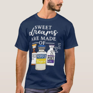 Funny Geweldige Nurse Sweet Dreams zijn gemaakt va T-shirt