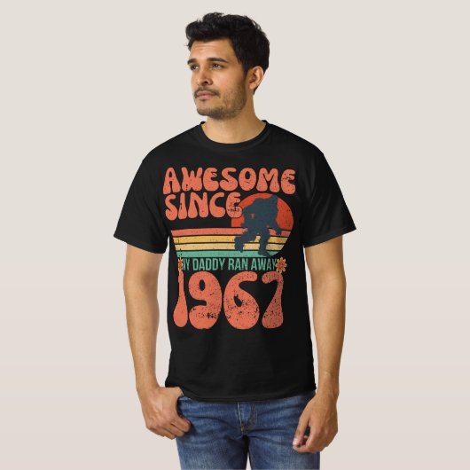 Funny Geweldige Sasquatch Retro Zondag 1967 T-shirt (Voorkant volledig)