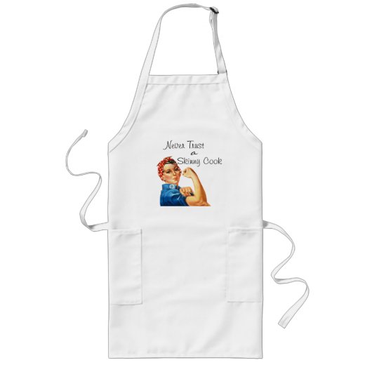 Funny Gezegde Apron Lang Schort (Voorkant)