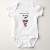 Funny Gezegde Baby Bodysuit (Voorkant)