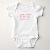 Funny Gezegde Baby Bodysuit, uit één stuk Romper (Voorkant)