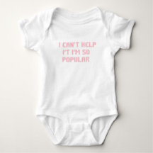 Funny Gezegde Baby Bodysuit, uit één stuk