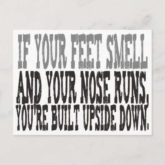 Funny gezegde briefkaart (Voorkant)