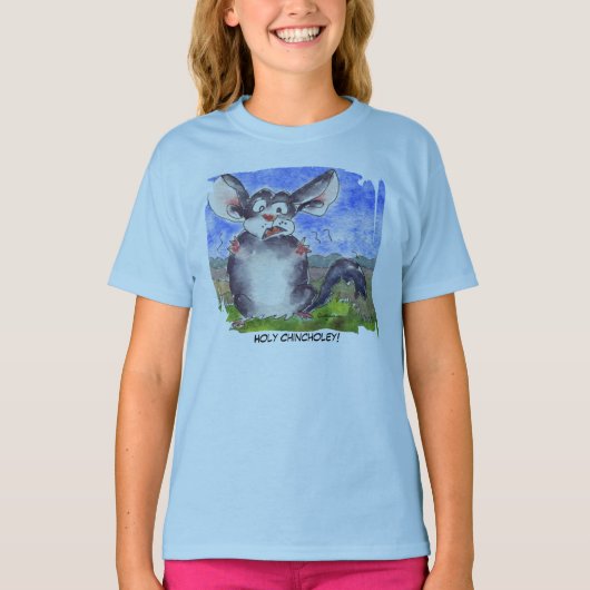Funny Gezegde Chinchilla T shirt (Voorkant)