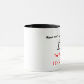 Funny Gezegde Coffee Mok (Midden)