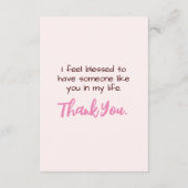 Funny Gezegde Dank je Kaart niet (Achterkant)