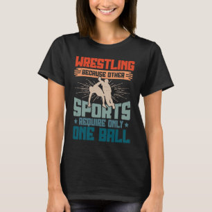 Funny gezegde die zich inzet voor professionele wo t-shirt