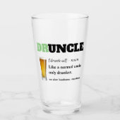 Funny Gezegde - Druncle Funny oom Glas (Voorkant)
