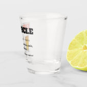 Funny Gezegde - Druncle Funny oom Shot Glas (Rechts)