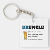 Funny Gezegde - Druncle Funny oom Sleutelhanger (voorkant)