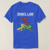 Funny Gezegde Engineering Ohms Law Amp Volt Electr T-shirt (Design voorkant)