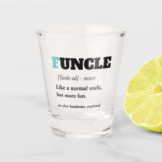 Funny Gezegde - Funnie Shot Glas (Voorkant)