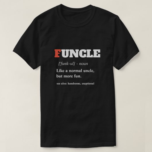Funny Gezegde - Funnie T-shirt (Design voorkant)