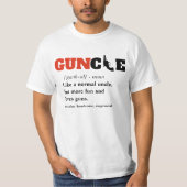 Funny Gezegde - GUNcle Funny Oom Pistool T-shirt (Voorkant)