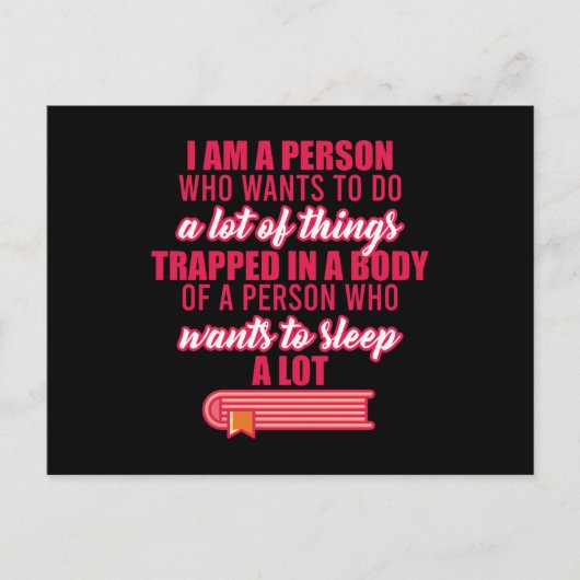 Funny Gezegde Kantoor Lazy Worker Procrastation Briefkaart (Voorkant)