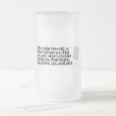 Funny gezegde matglas bierpul (Center)