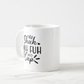 Funny Gezegde Modern Medewerker Birthday Quote Koffiemok (Voorkant links)