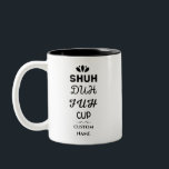 Funny Gezegde Modern Medewerker Birthday Quote Two Tweekleurige Koffiemok<br><div class="desc">Grappig Gezegde Moderne Medewerker Birthday Citaat Two-Tone Coffee Mok Trendy,  stijlvol,  grappig gezegde van de mok van koffie "Shu duh fuh cup" in moderne typografie op de tweetonige koffiemok. Perfect verjaardagscadeau voor de geweldige medewerker,  vriend,  beest of vriend. Beschikbaar in veel meer binnenkleuren.</div>