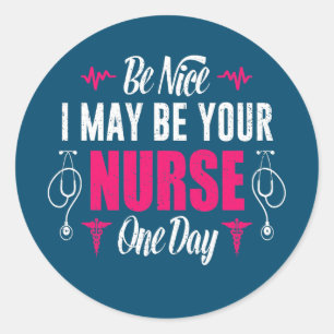 Funny Gezegde Nurses Future Registered Nurse RN Ronde Sticker
