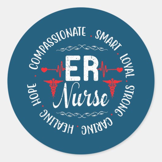 Funny Gezegde Nurses RN Geregistreerd verpleegkund Ronde Sticker (Voorkant)