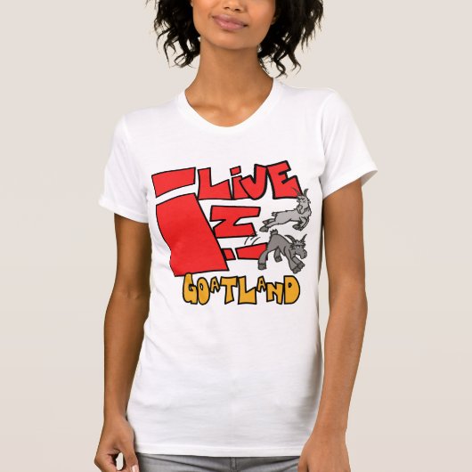 Funny Gezegde op Geitendames Casual Scoop T-shirt (Voorkant)