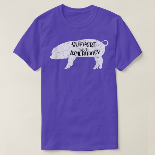 Funny Gezegde Pig Farmer Boerderij Animal T-shirt (Design voorkant)